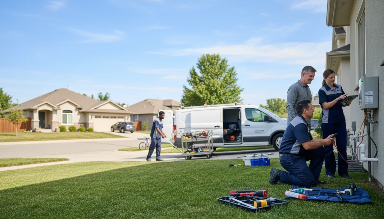 Tankless water heater service in Filley, NE
